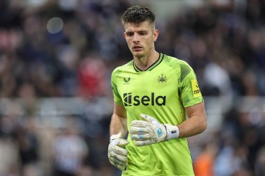 Newcastle United 'dan Nick Pope # 22. Carabao Kupası üçüncü tur karşılaşmasında Newcastle United Manchester City' ye karşı St. James 's Park, Newcastle, Birleşik Krallık, 27 Eylül 202