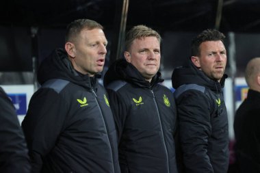 UEFA Şampiyonlar Ligi karşılaşması öncesinde Newcastle United ile Borussia Dortmund arasındaki maçtan önce Newcastle United takımının teknik direktörü Eddie Howe, St. James 's Park, Newcastle, İngiltere, 25 Ekim 2023