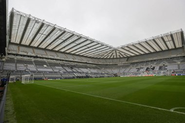 UEFA Şampiyonlar Ligi maçı sırasında St. James 's Park' ın genel bir görüntüsü Newcastle United ile Borussia Dortmund 'a karşı St. James' s Park, Newcastle, İngiltere, 25 Ekim 2023