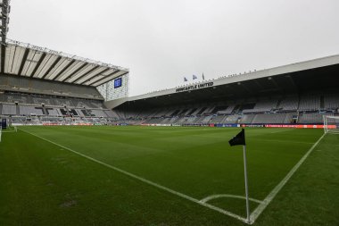 UEFA Şampiyonlar Ligi maçı sırasında St. James 's Park' ın genel bir görüntüsü Newcastle United ile Borussia Dortmund 'a karşı St. James' s Park, Newcastle, İngiltere, 25 Ekim 2023