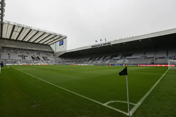 Generell Oversikt James Park Uefa Champions League Kampen Newcastle United – stockfoto