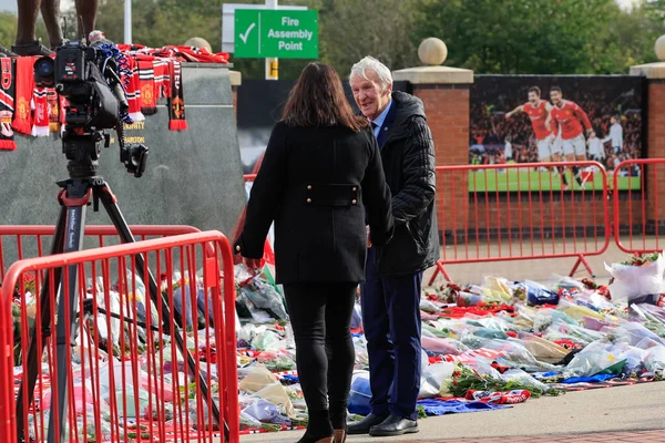 Paddy Crerand Attends Tribute Late Sir Bobby Charlton Old Trafford — Stock Photo, Image