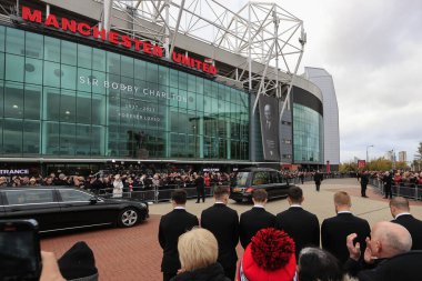 Bobby Charltons Cenaze alayı Old Trafford, Manchester, İngiltere, 13 Kasım 2023