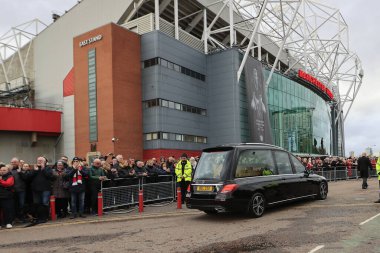 Bobby Charltons Cenaze alayı Old Trafford, Manchester, İngiltere, 13 Kasım 2023