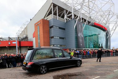 Bobby Charltons Cenaze alayı Old Trafford, Manchester, İngiltere, 13 Kasım 2023