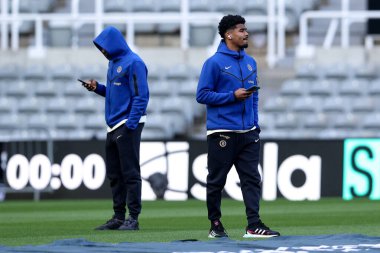 Chelsea 'li oyuncular Premier Lig maçı sırasında Newcastle United ile Chelsea maçına 25 Kasım 2023' te St. James 's Park, Newcastle, İngiltere' ye geldiler.