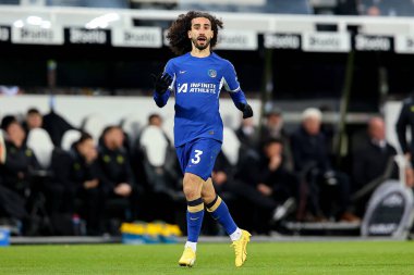 Chelsea 'den Marc Cucurella # 3 Premier Lig maçı sırasında Newcastle United Chelsea' ye karşı St. James 's Park, Newcastle, İngiltere, 25 Kasım 2023