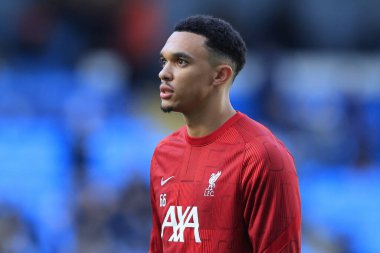 Liverpool 'dan Trent Alexander-Arnold # 66 Premier Lig karşılaşması öncesinde Manchester City - Liverpool Etihad Stadyumu, Manchester, Birleşik Krallık, 25 Kasım 2023