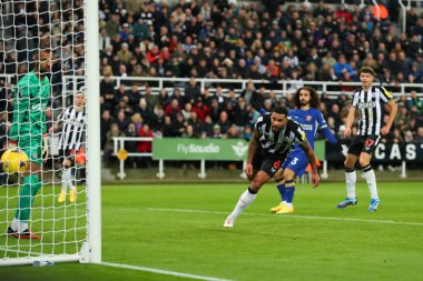 Jamaal Lascelles # 6 Newcastle United Premier League maçında 2-1 berabere kaldı. Newcastle United Chelsea 'ye karşı St. James' s Park, Newcastle, İngiltere, 25 Kasım 2023