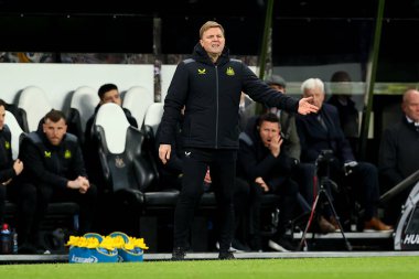 Newcastle United teknik direktörü Eddie Howe Premier League maçında Newcastle United Chelsea 'ye karşı St. James' s Park, Newcastle, İngiltere, 25 Kasım 2023