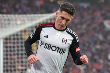 Fulham 'dan Harry Wilson 3 Aralık 2023' te Liverpool, Liverpool 'da Liverpool Fulham' a karşı oynanan Premier Lig maçında 1-1 kazanma hedefini kutluyor.