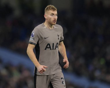Dejan Kulusevski # 21 Tottenham Hotspur Premier Lig maçı sırasında Manchester City Tottenham Hotspur 'a karşı Etihad Stadyumu, Manchester, İngiltere, 3 Aralık 2023