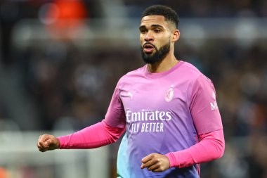 UEFA Şampiyonlar Ligi maçı sırasında AC Milan 'dan Ruben Loftus-Cheek # 8 St. James' s Park, Newcastle, İngiltere 'de oynanan Newcastle United - AC Milan maçında, 13 Aralık 2023