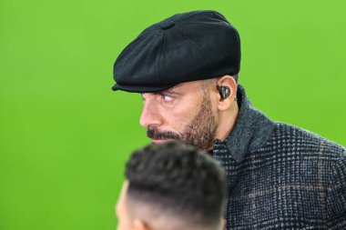 Rio Ferdinand UEFA Şampiyonlar Ligi maçı sırasında Newcastle United, AC Milan 'a karşı St. James' s Park, Newcastle, İngiltere, 13 Aralık 2023