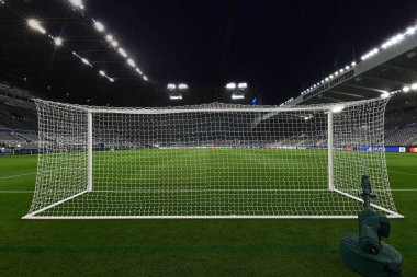 UEFA Şampiyonlar Ligi karşılaşması öncesinde St James Park 'ın genel görünümü Newcastle United ile AC Milan arasındaki St. James' s Park, Newcastle, İngiltere, 13 Aralık 2023
