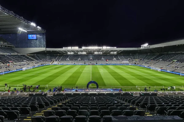 UEFA Şampiyonlar Ligi karşılaşması öncesinde St James Park 'ın genel görünümü Newcastle United ile AC Milan arasındaki St. James' s Park, Newcastle, İngiltere, 13 Aralık 2023