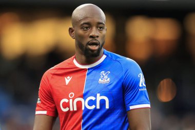 Premier Lig maçı sırasında Kristal Saray 'dan Jean-Philippe Mateta # 14 Etihad Stadyumu' nda Manchester City - Crystal Palace maçı, 16 Aralık 202