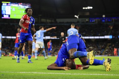 Kristal Saray 'dan Jean-Philippe Mateta 16 Aralık 202 tarihinde Etihad Stadyumu' nda oynanan Premier League maçında Palace 'a penaltı için yenildi.