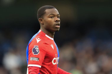 Premier Lig maçında Kristal Saray 'dan Tyrick Mitchell # 3 Manchester City - Crystal Palace Etihad Stadyumu, İngiltere, 16 Aralık 202