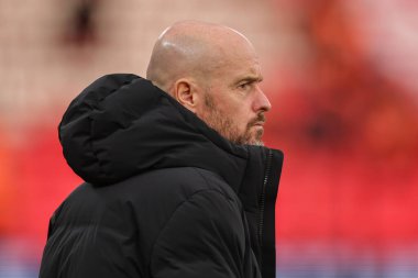 Manchester United 'ın 10. Hag teknik direktörü, 17 Aralık 202' de İngiltere 'nin Liverpool-Manchester United maçında sahaya çıktı.