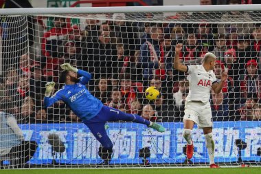 Tottenham Hotspur 'dan 9 numaralı Richarlison Premier Lig maçında Nottingham Forest Tottenham Hotspur' a karşı 15 Aralık 202 'de City Ground, Nottingham, İngiltere' de 0-1 berabere kaldı.