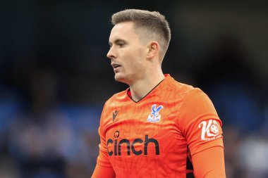 Premier Lig maçında Crystal Palace 'dan Dean Henderson # 30 numara Manchester City, Etihad Stadyumu' nda Crystal Palace 'a karşı, 16 Aralık 202