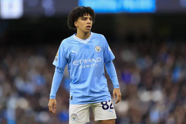 Rico Lewis Manchester City Premier League Match Manchester City Crystal — Stockfoto
