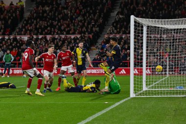 Nottingham Ormanı 'ndan Chris Wood Premier Lig maçında Nottingham Forest' a karşı Bournemouth City Ground, Nottingham, İngiltere 'de 23 Aralık 202' de 2-2 berabere kaldı.