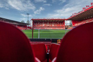 The City Ground, Home of Nottingham Forrest maçı öncesinde Nottingham Forest 'a karşı Bournemouth City Ground, Nottingham, İngiltere, 23 Aralık 202