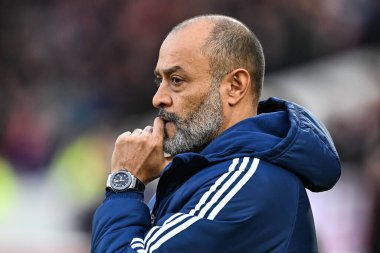 Nuno Esprito Santo Nottingham Ormanı Müdürü Premier Lig maçından önce Nottingham Forest, Bournemouth 'a karşı City Ground, Nottingham, İngiltere, 23 Aralık 2023