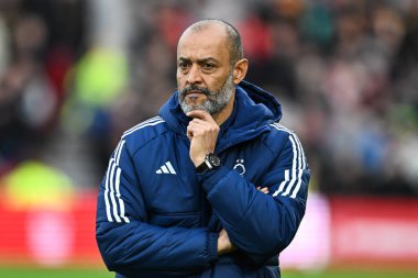 Nuno Esprito Santo Nottingham Ormanı Müdürü Premier Lig maçından önce Nottingham Forest, Bournemouth 'a karşı City Ground, Nottingham, İngiltere, 23 Aralık 2023