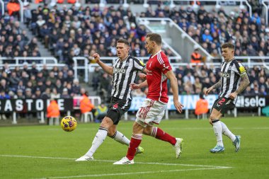 Nottingham Ormanı 'ndan Chris Wood Premier Lig maçı Newcastle United ve Nottingham Ormanı maçında 26 Aralık 202' de St. James 's Park, Newcastle' da 1-2 berabere kaldı.
