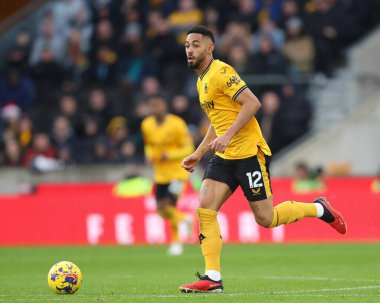 Wolverhampton Wanderers 'dan Matheus Cunha, Premier League karşılaşmasında Wolverhampton Wanderers Chelsea' ye karşı Molineux, Wolverhampton, Birleşik Krallık, 24 Aralık 202