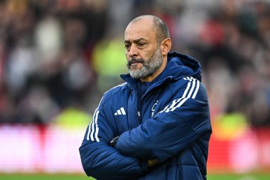 Nuno Esprito Santo Nottingham Ormanı Müdürü Premier Lig maçından önce Nottingham Forest, Bournemouth 'a karşı City Ground, Nottingham, İngiltere, 23 Aralık 2023