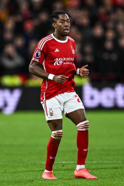 Nottingham Ormanı 'ndan Anthony Elanga Premier Lig maçı sırasında Nottingham Forest, Bournemouth' a karşı City Ground, Nottingham, Birleşik Krallık 'ta 23 Aralık 202