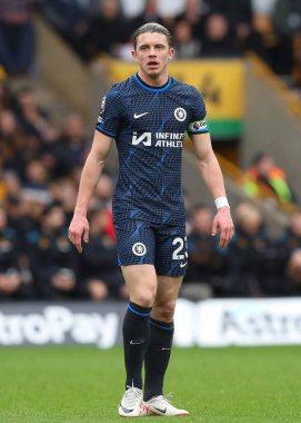 Chelsea 'den Conor Gallagher, Premier Lig maçı sırasında Wolverhampton Wanderers Chelsea' ye karşı Molineux, Wolverhampton, Birleşik Krallık, 24 Aralık 202