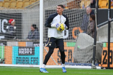 Chelsea 'den Corce Petrovi Premier Lig karşılaşması öncesinde oynanan ısınma maçında Wolverhampton Wanderers Chelsea' ye karşı Molineux, Wolverhampton, İngiltere, 24 Aralık 2023