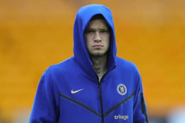 Mykhaylo Mudryk of Chelsea arrives ahead of the Premier League match Wolverhampton Wanderers vs Chelsea at Molineux, Wolverhampton, United Kingdom, 24th December 202 clipart