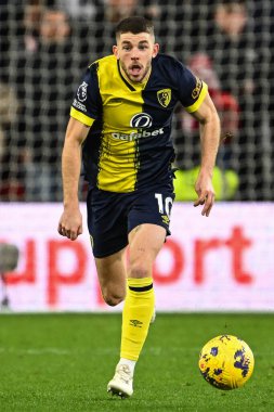 Bournemouth takımından Ryan Christie, Nottingham Ormanı 'nın Bournemouth' a karşı oynadığı 23 Aralık 202 'de Premier League maçında topa vuruyor.