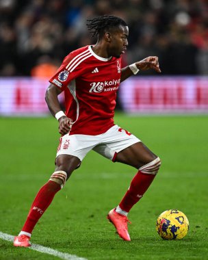 Nottingham Ormanı 'ndan Anthony Elanga, Nottingham Forest' a karşı 23 Aralık 202 'de Nottingham Forest' ın Bournemouth 'a karşı oynadığı Premier League maçında görev başında.