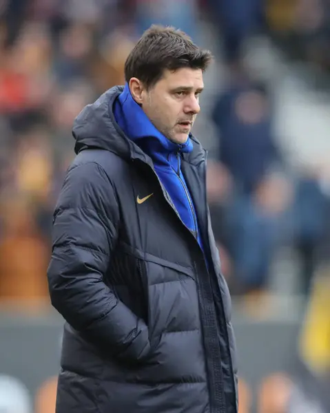 stock image Mauricio Pochettino manager of Chelsea, during the Premier League match Wolverhampton Wanderers vs Chelsea at Molineux, Wolverhampton, United Kingdom, 24th December 202