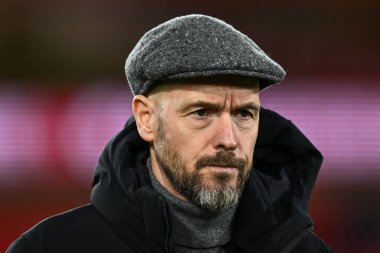 Manchester United 'ın 10. Cadılık Müdürü, 30 Aralık 202' de Nottingham Forest 'a karşı Manchester United Premier Lig karşılaşması öncesinde City Ground, Nottingham' a geldi.