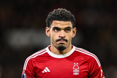 Nottingham Ormanı 'ndan Morgan Gibbs-White Premier League maçı sırasında Nottingham Forest Manchester United' a karşı City Ground, Nottingham, İngiltere 'de 30 Aralık 202' de