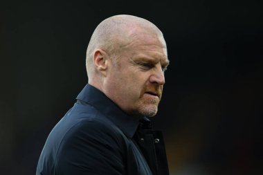 Premier League maçında Everton 'ın Sean Dyche teknik direktörü Wolverhampton Everton' a karşı Molineux, Wolverhampton, Birleşik Krallık, 30 Aralık 202
