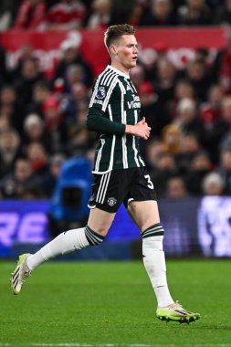 Manchester United takımından Scott McTominay Premier League maçında Nottingham Forest, Manchester United 'a karşı City Ground, Nottingham, İngiltere, 30 Aralık 202