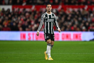 Manchester United 'dan Antony Premier League maçında Nottingham Forest Manchester United' a karşı City Ground, Nottingham, İngiltere 'de 30 Aralık 202