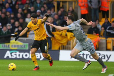 Wolverhampton Wanderers maçında Wolverhampton Wanderers Everton 'a karşı Molineux, Wolverhampton, Birleşik Krallık' ta 30 Aralık 202 'de