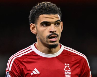 Nottingham Ormanı 'ndan Morgan Gibbs-White Premier League maçı sırasında Nottingham Forest Manchester United' a karşı City Ground, Nottingham, İngiltere 'de 30 Aralık 202' de