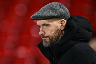 Manchester Unitedarrives 'in 10. Cadılık Yöneticisi Premier Lig karşılaşması öncesinde Nottingham Forest Manchester United' a karşı City Ground, Nottingham, İngiltere, 30 Aralık 202