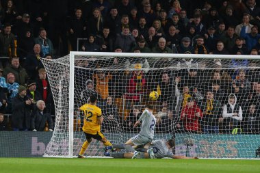 Wolverhampton Wanderers 'dan Matheus Cunha # 12 Premier League maçında Wolverhampton Everton' a karşı Molineux, Wolverhampton, Birleşik Krallık 'ta 30 Aralık 202' de oynanan maçta 2-0 berabere kaldı.